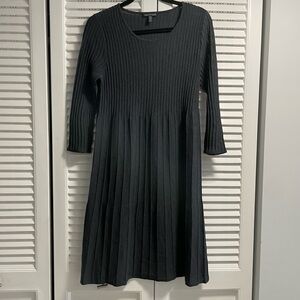Eileen Fisher Black Long Sleeve Dress